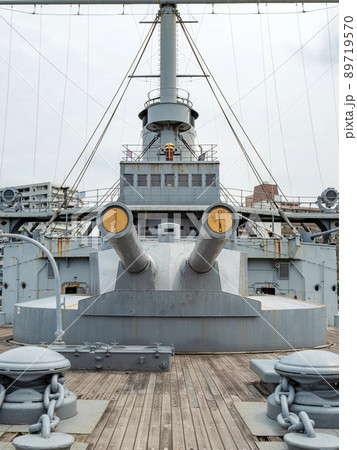 横須賀 世界三大記念艦 戦艦三笠の写真素材 [89719570] - PIXTA