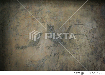 古代の味のある壁画 古代の味のある壁画 89721422