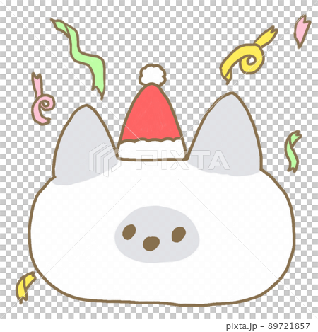 Party Nyanko 聖誕白貓透明資料 Party Nyanko 聖誕白貓透明資料 89721857