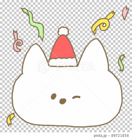 Party Nyanko 聖誕白貓透明資料 Party Nyanko 聖誕白貓透明資料 89721858