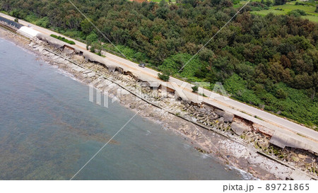 海沿い 沿岸 沖合 89721865