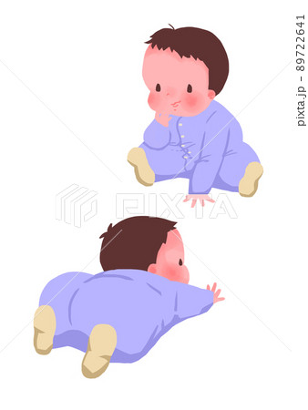 赤ちゃんのイラスト 89722641