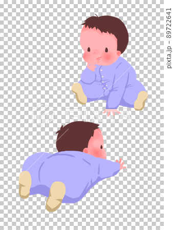 赤ちゃんのイラスト 89722641