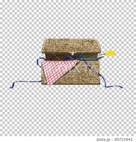 カゴに入ったチューリップイラスト 89722642