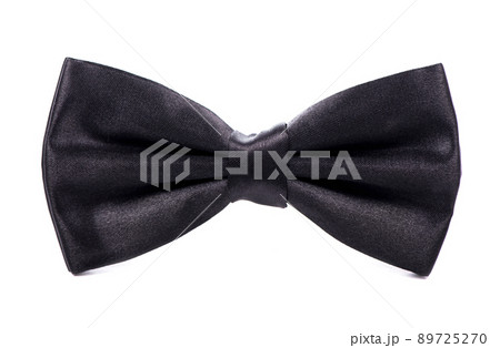 Black bow tie isolated on white background. 89725270