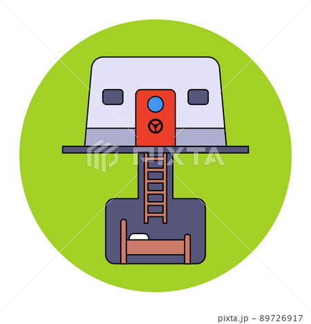 private concrete bunker. refuge for people during the war period. 89726917