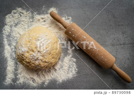 Homemade scones in the making Homemade scones in the making 89730098