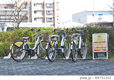 シェアサイクルのポート シェアサイクルのポート 89731202