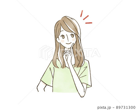 笑顔の女性 笑顔の女性 89731300