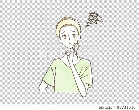 悩んでいる女性 89731316