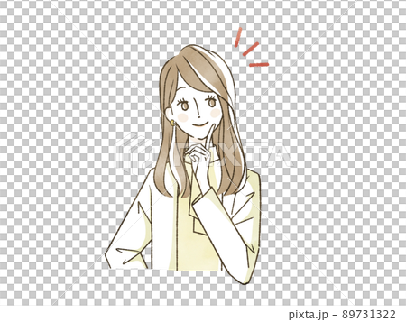 笑顔の女性 89731322