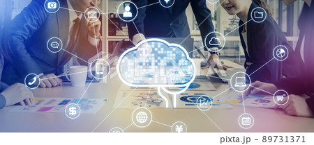 ビジネスとAI　人工知能 89731371