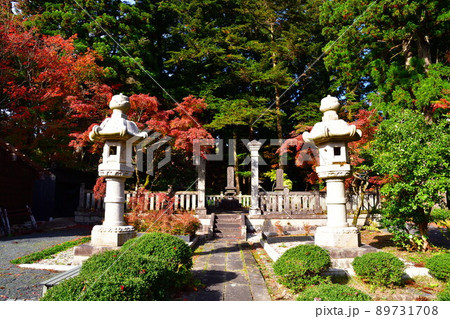 中野邸記念館の紅葉(新潟県) 中野邸記念館の紅葉(新潟県) 89731708