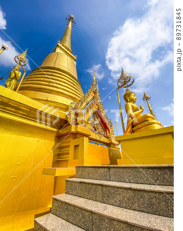 Wat Khiriwong temple on top of the mountain in Nakhon Sawan, Thailand Wat Khiriwong temple on top of the mountain in Nakhon Sawan, Thailand 89731845