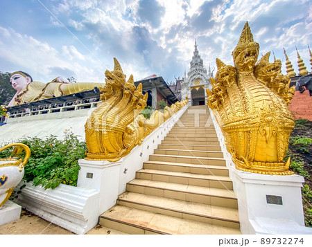 Golden Rock Temple or Wat Phra That Din Kwaen in Phrae province, Thailand 89732274
