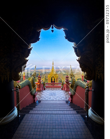 Wat Doi Prachan Mae Tha or Wat Phra That Doi Phra Chan in Lampang, Thailand Wat Doi Prachan Mae Tha or Wat Phra That Doi Phra Chan in Lampang, Thailand 89732355