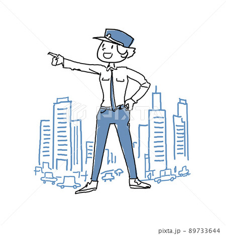 女性ガードマン-目標 89733644