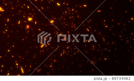 火の粉、火花の背景 89734062