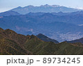 御坂山地・本社ヶ丸から見る八ヶ岳連峰 89734245