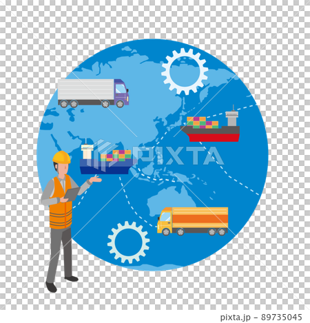 Sea shipping plan 89735045