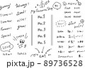 おいしい！フード紹介のための手書き文字 89736528