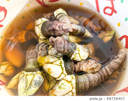 海の珍味　カメノテの塩茹で 89738407
