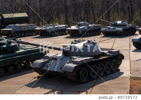 army tank. Russian museum with tanks 89739572