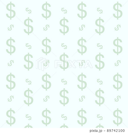 Seamless pattern wallpaper with sign dollar, financial concept 89742100