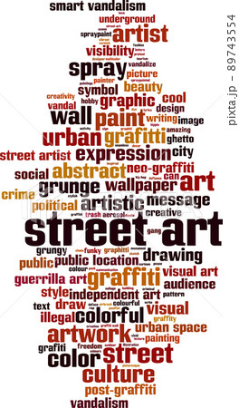 Street art word cloud 89743554
