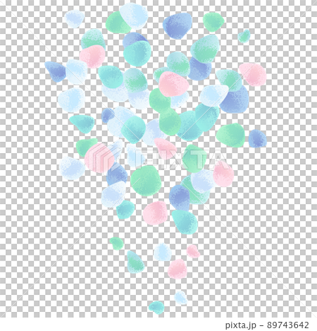 シーグラス 柔らかい風合いにかすれ加工 ベクターイラスト背景におすすめ 89743642