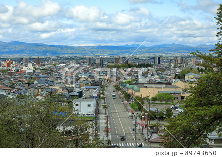 飯盛山（白虎隊自決の地）からの眺望　福島県会津若松市 89743650