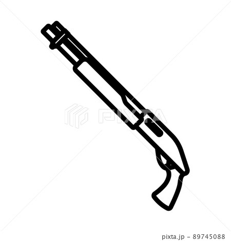 Pump-action Shotgun Icon Pump-action Shotgun Icon 89745088
