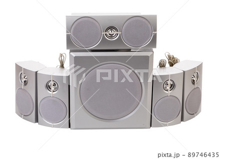 Six elements of the surround sound system. Six elements of the surround sound system. 89746435