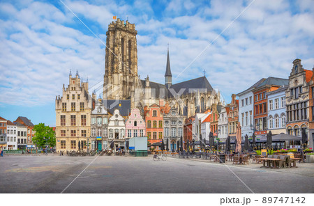 Grote Markt square in Mechelen, Belgium Grote Markt square in Mechelen, Belgium 89747142