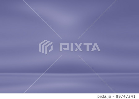 Studio Background Concept - abstract empty light gradient purple studio room background for product. 89747241