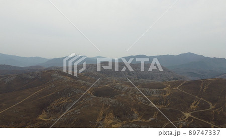 秋吉台国定公園の自然と地球環境!山口県美祢市 ドローン 秋吉台国定公園の自然と地球環境!山口県美祢市 ドローン 89747337