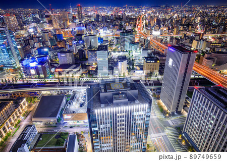名古屋市　グローバルゲートから見た栄方面の夜景 89749659