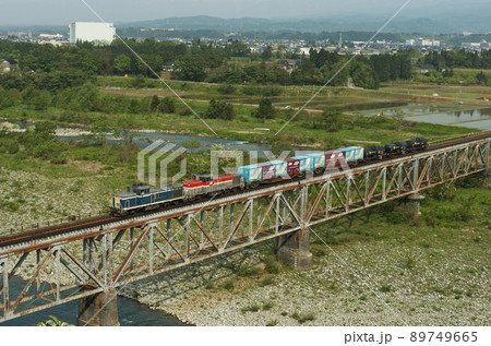 高山本線　笹津ー東八尾　JR貨物　DE10-1674＋DE10-1675（東新潟） 89749665