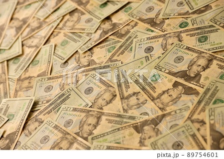 Big amount of old 20 dollar bills details on macro photography. Money earnings, payday or tax paying period Big amount of old 20 dollar bills details on macro photography. Money earnings, payday or tax paying period 89754601