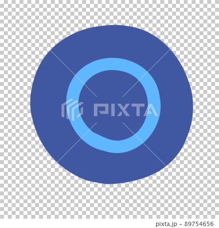 Circle ( ) icon with frame - Stock Illustration [89754656] - PIXTA