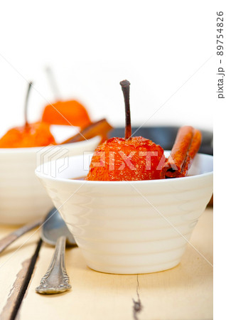 poached pears delicious home made recipe 89754826