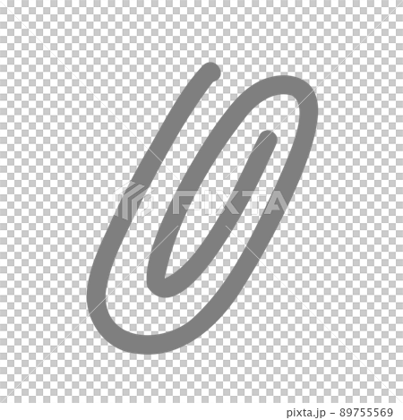 クリップ アイコン ラフな手描き風 クリップ アイコン ラフな手描き風 89755569