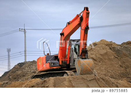 ショベルカー　イメージ 89755885