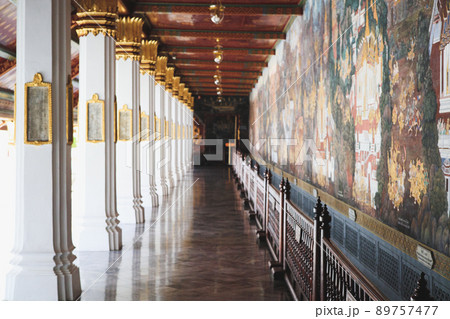 The Royal Grand Palace and Temple of the Emerald Buddha Bangkok, Thailand - May 8,2022 89757477