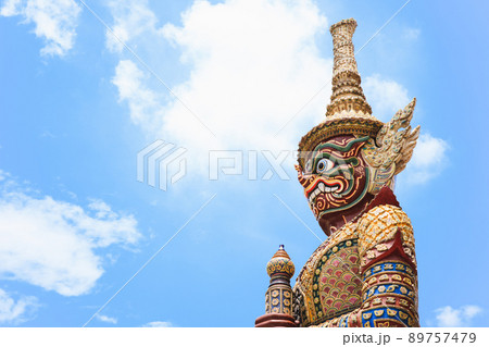 The Royal Grand Palace and Temple of the Emerald Buddha Bangkok, Thailand - May 8,2022 89757479