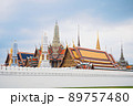The Royal Grand Palace and Temple of the Emerald Buddha Bangkok, Thailand - May 8,2022 89757480