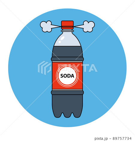 open a large bottle of soda. gas release. open a large bottle of soda. gas release. 89757734