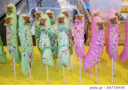 Sanrio キティ ご当地おまつり 屋台 チョコバナナ 焼きイカ 未開封