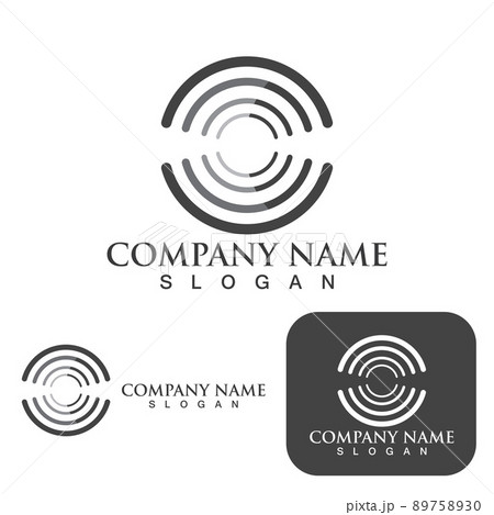 C Circle ring logo Template vector icon C Circle ring logo Template vector icon 89758930