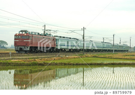 北陸本線　美川－加賀笠間　JR西日本　EF81-101（敦賀）＋12系　ユーロライナー（名古屋） 89759979